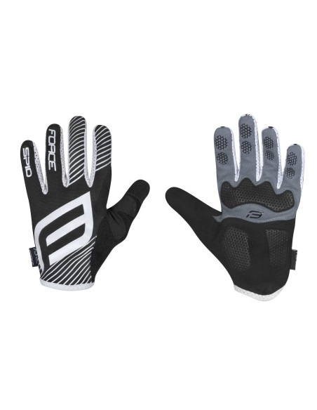 Guantes Force Spid Negro Blanco