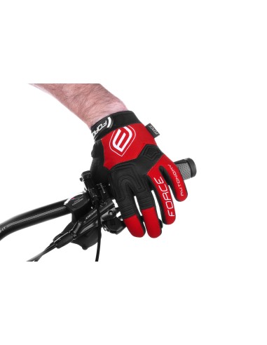 Guantes Force MTB Autonomy Rojo