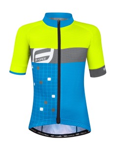Maillot Force Scuadra Niño Fluor Azul
